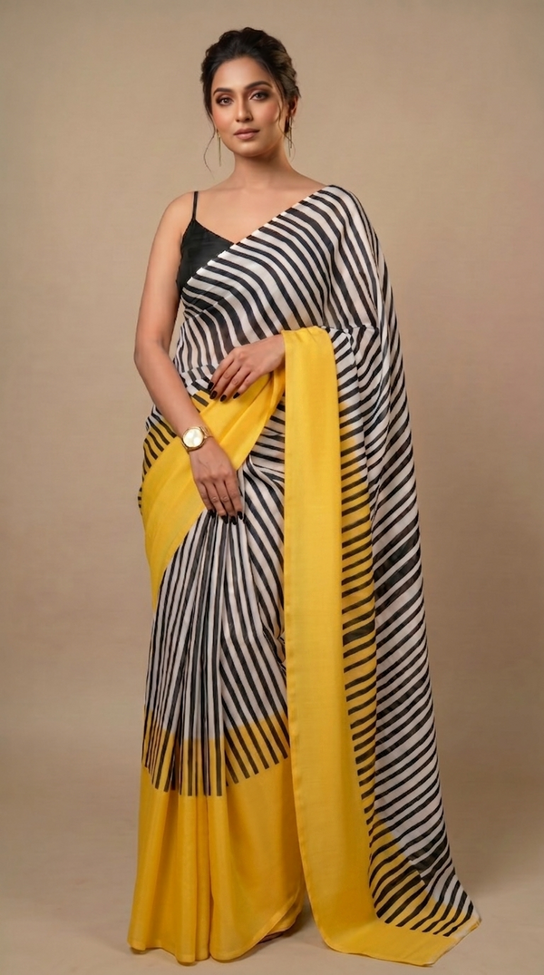 Urban Zebra Saree