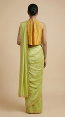 Royal Saffron Saree