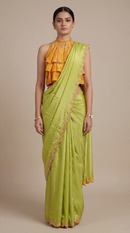 Royal Saffron Saree