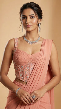Peach Grace Drape