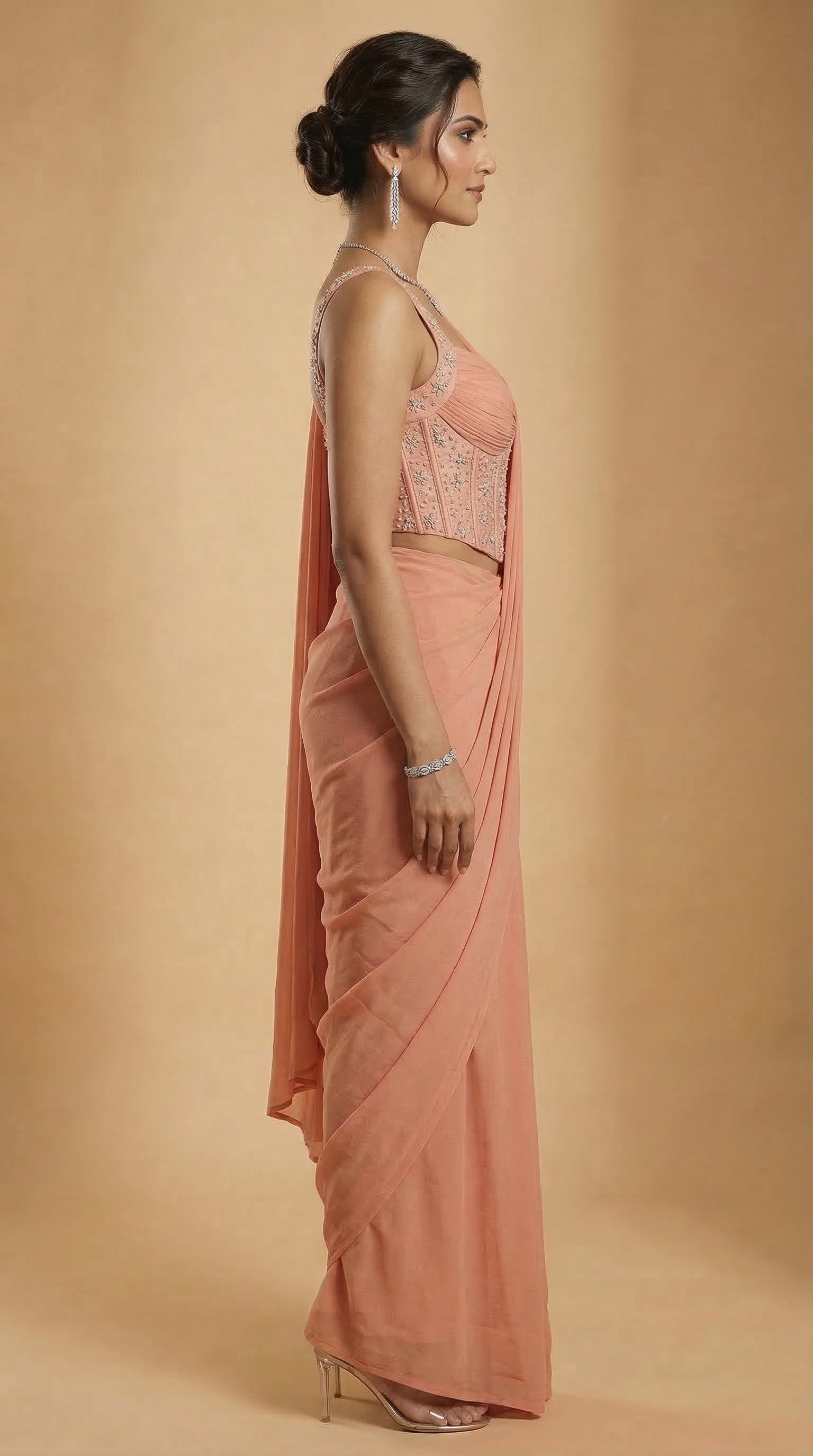 Peach Grace Drape