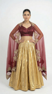 Ruby Rouge Royal Lehenga Set
