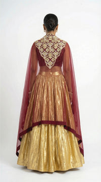 Ruby Rouge Royal Lehenga Set