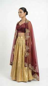 Ruby Rouge Royal Lehenga Set