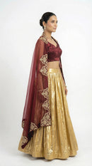 Ruby Rouge Royal Lehenga Set