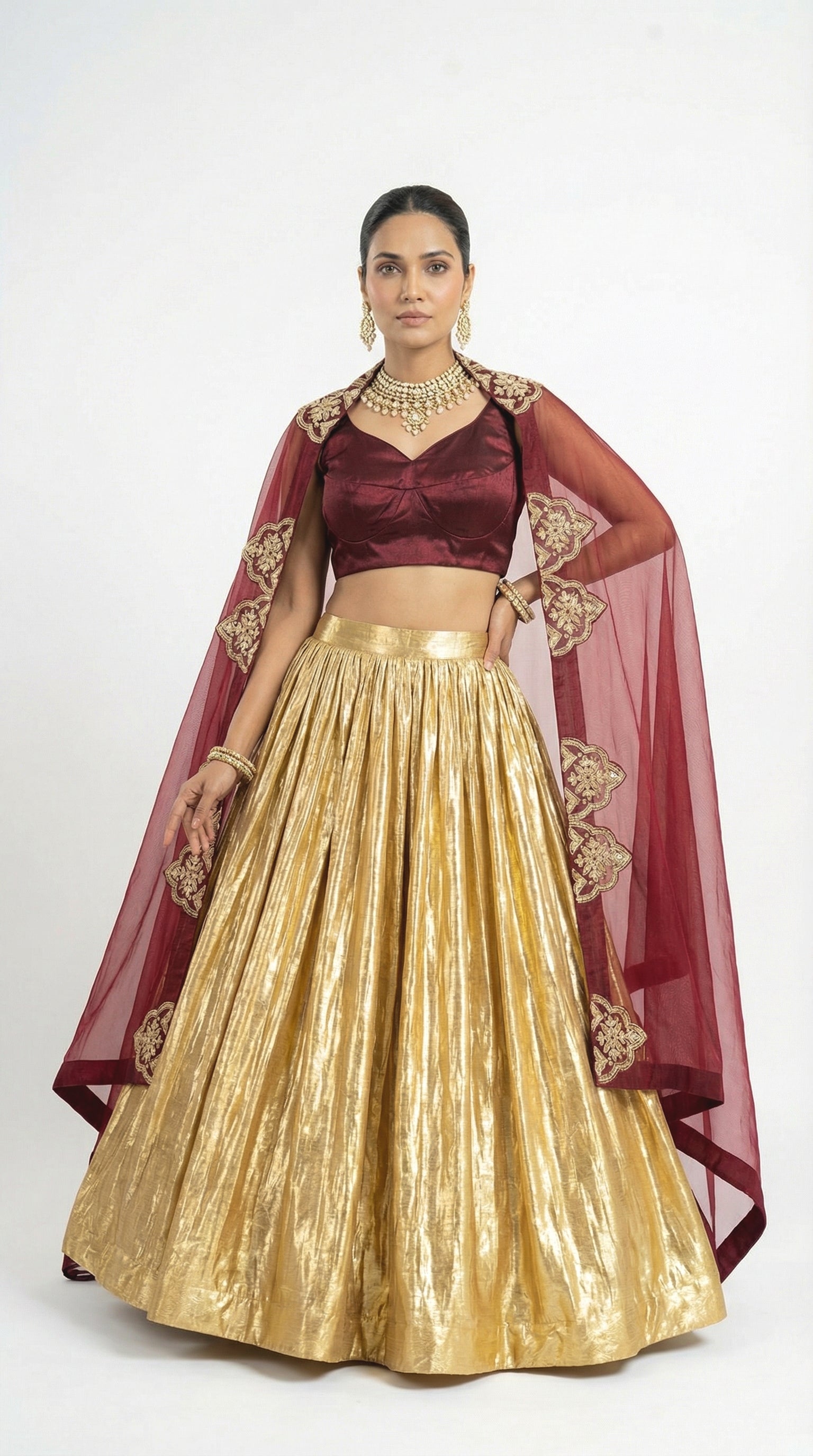 Ruby Rouge Royal Lehenga Set
