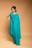 Turquoise Cape Drape