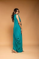Turquoise Cape Drape