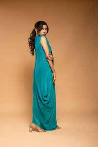 Turquoise Cape Drape