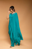 Turquoise Cape Drape