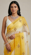 Sunlit Whisper Saree