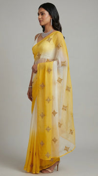 Sunlit Whisper Saree