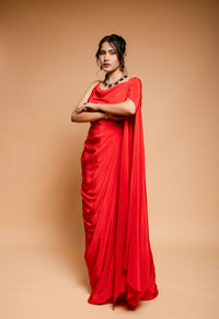 Scarlet Red Drape
