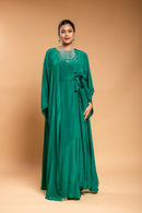 Green Kaftan Drape