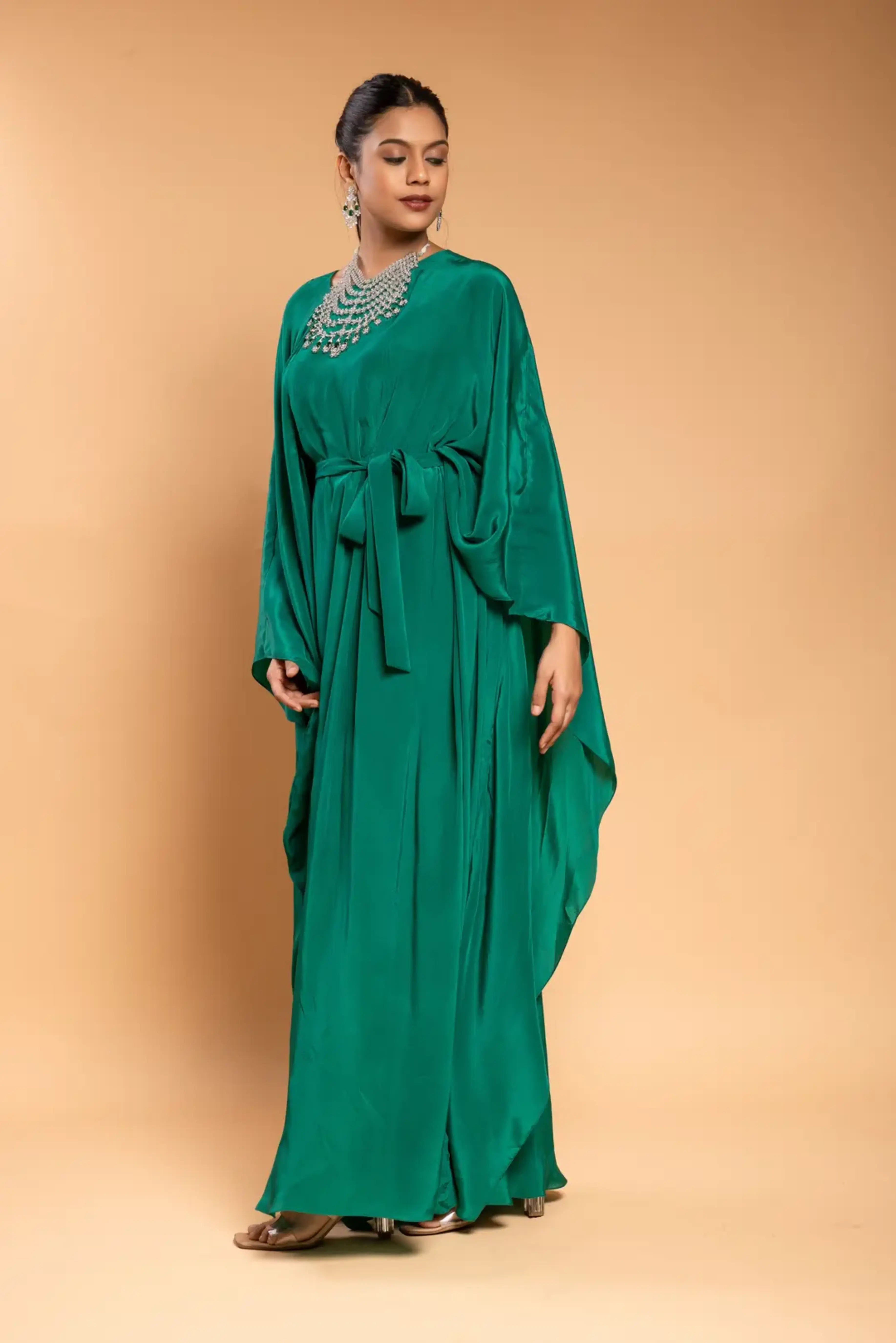 Green Kaftan Drape