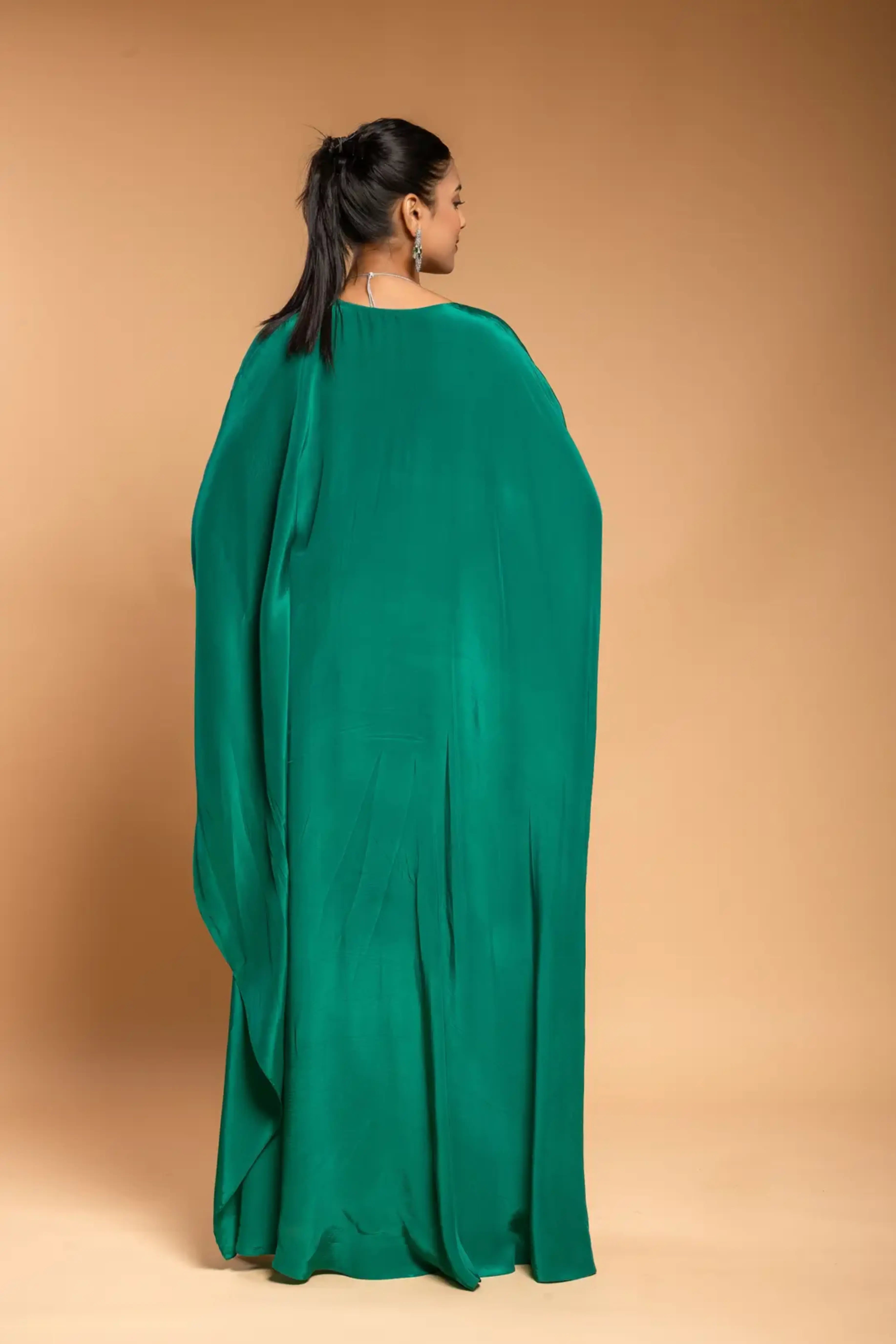 Green Kaftan Drape