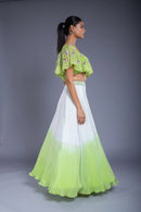 Green Lehenga Set